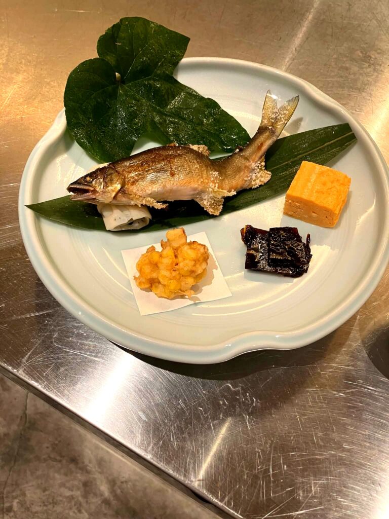 天然鮎の炭焼き｜割烹 築地 㐂やま