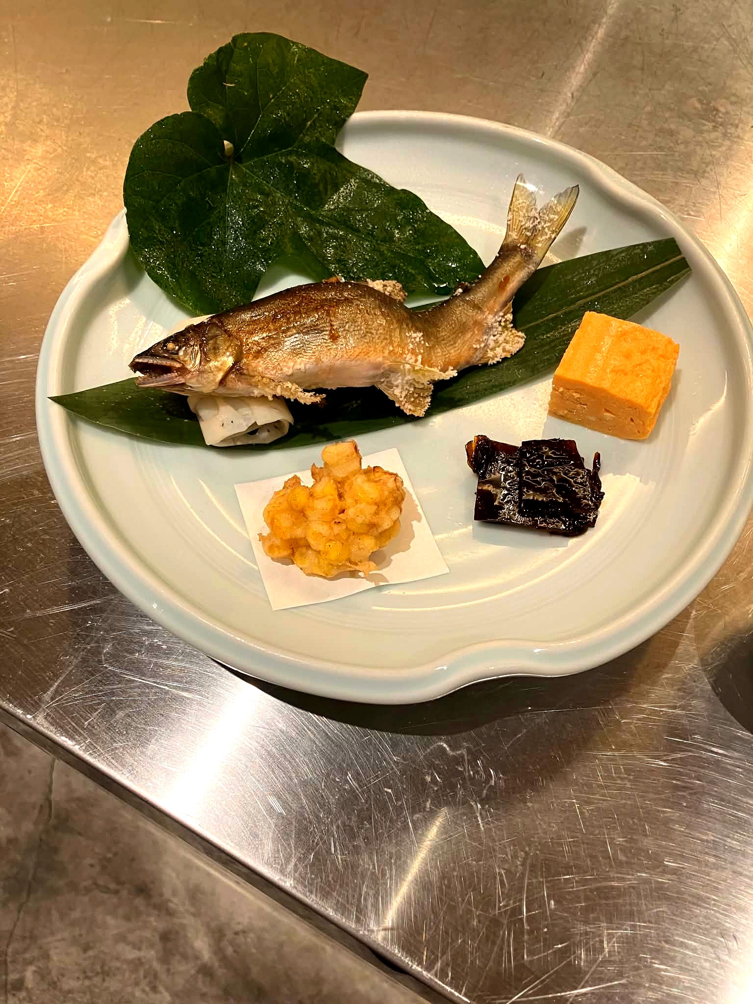天然鮎の炭焼き｜割烹 築地 㐂やま
